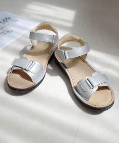 Pointer 本革 甲幅調整 超軽量マジックテープ付きサンダル