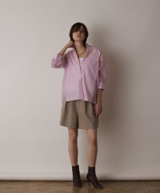 GRACE CONTINENTAL シアーコンビオーバーシャツ