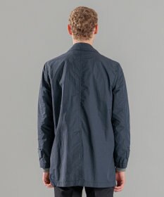 JOSEPH HOMME 【LEON 掲載】ブライトナイロンシャンブレー 　シングルブレストスプリングコート