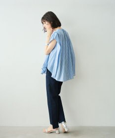 #Newans 【金子綾さんインスタライブご紹介アイテム】マルチストライプノースリーブシャツ