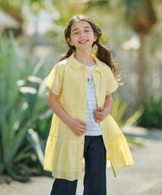 組曲 KIDS 【110-140㎝】ミラクルウェーブチュニック ワンピース