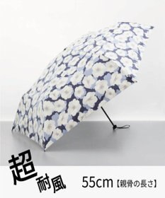 AURORA Blao（ブラオ）超耐風 花柄オールシーズン傘（折りたたみ・55㎝）