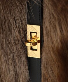 23区 【CLASSY.1月号掲載】VIOLAd'ORO FITCH ファー ショルダー バッグ