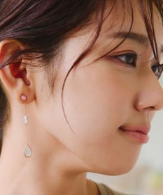 Tiaclasse 【金属アレルギー対応】　カラードロップロングピアス
