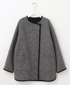 ANY SIS トリミングウールリバー コート