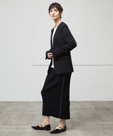 BEIGE， 【洗える】LAURA / Iラインリブスカート