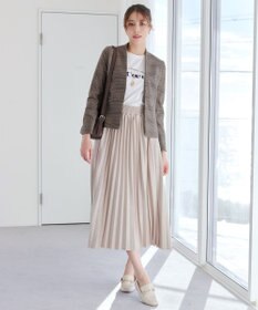 Tiaclasse 【洗える】カラーレスチェック柄ジャケット