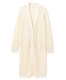BEIGE， 【洗える】OPTICAL / ペーパーヤーンVネックロングカーディガン