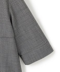 ICB L 【UVカット・洗える】ウール2WAYストレッチ ノーカラーブルゾン