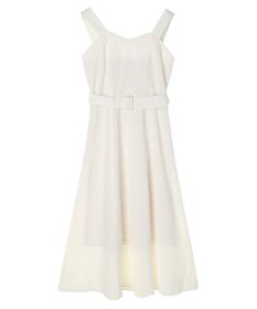 earth music&ecology ベルト付きパネルラインワンピース