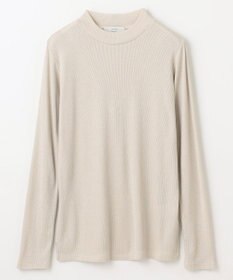 ANY 【洗濯機可】ラメハイネックＴシャツ