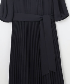 自由区 S 【洗える】シフォンプリーツ ワンピース