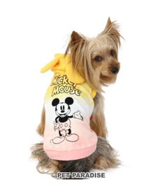 PET PARADISE ディズニー ミッキーマウス タイダイ風パーカー 【小型犬】