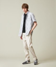 J.PRESS MEN 【クールマックス】サッカーパッチワーク シャツ