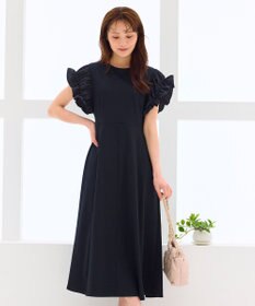 Feroux 【洗える】ドレスシルエット カットソー ワンピース