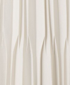 ANY L 【ウエストゴム】2段プリーツスカート