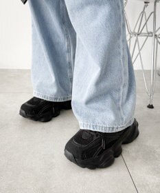 WEGO メッシュコンビ厚底スニーカー