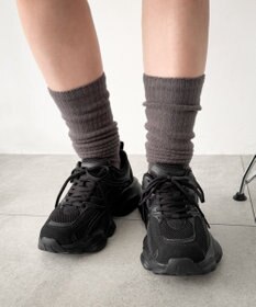 WEGO メッシュコンビ厚底スニーカー