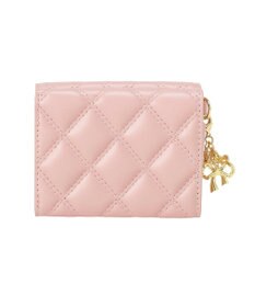 Maison de FLEUR リボンチャームキルティングプチウォレット