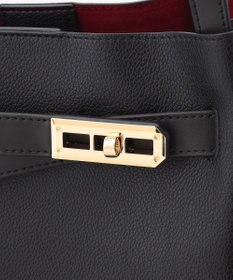 LA BAGAGERIE コンビカラーA4トートバッグ