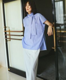 23区 【撥水加工/洗える】ドライ2WAYストレッチ ドロスト ワイド パンツ