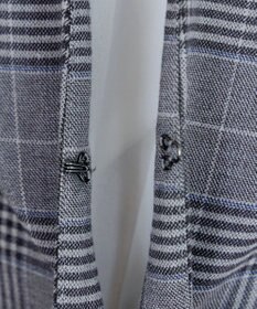 Tiaclasse 【洗える】カラーレスチェック柄ジャケット