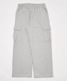 WEGO 【ユニセックス着用ITEM/ウエストゴム/MLサイズ展開】ワイドスウェットカーゴパンツ