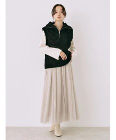 earth music&ecology チュールスカート