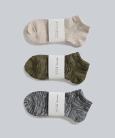 WHITE MAILS 【UNISEX】PAPER SLUB ANKLE ソックス