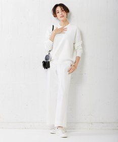 ICB 【洗える】コットンポリエステルスムース プルオーバー