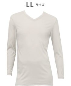 WACOAL MEN WACOAL MEN あったかインナー Vネック 8分袖 綿100％ 保温性 やわらかさが続く 静電気が起こりにくい 毛玉になりにくい 後裾長め設計 インナー WL6103 /ワコールメン