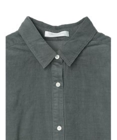 Green Parks 柔らかい細コールシャツ