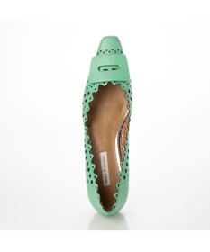 MODE ET JACOMO <MODE ET JACOMO>レーザーカットバックルモチーフパンプス