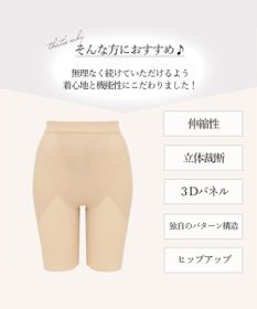 BRADELIS New York 【BRADELIS NewYork / 育尻補整】おしりが桃メリハリキープガードル ヒップアップ 補正下着 1枚履き可能