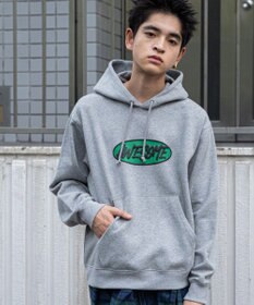 WEGO 【ユニセックス着用ITEM】リラックスフィットオーバルロゴパーカー