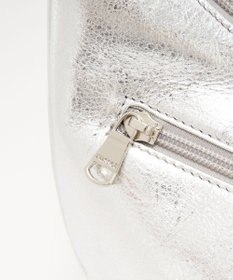 russet ソフトレザーラウンドショルダーバッグ【シルバー】(CE-1470-WEB)