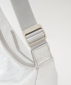 russet ソフトレザーラウンドショルダーバッグ【シルバー】(CE-1470-WEB)