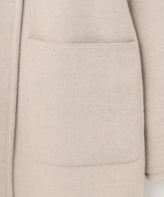 ANY SIS トリミングウールリバー コート