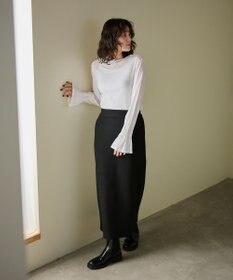 #Newans 【洗濯機可能】フレアカフスシアープルオーバー