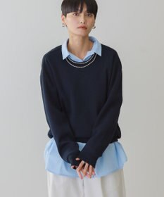 AMERICAN HOLIC スウェットライクニットプルオーバー