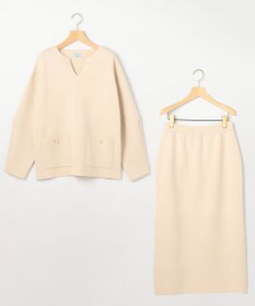 組曲 S 【加藤ローサさん着用】スムースストレッチニットアップ