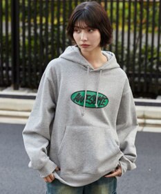 WEGO 【ユニセックス着用ITEM】リラックスフィットオーバルロゴパーカー