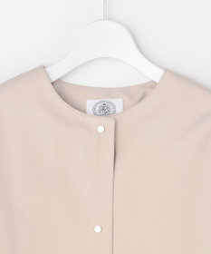 J.PRESS LADIES S 【2way】VINAジェットオックス ノーカラー コート