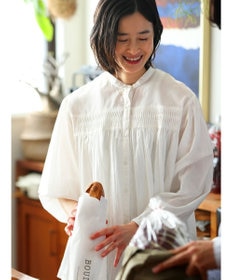 CRAFT STANDARD BOUTIQUE インド綿ピンタックブラウス