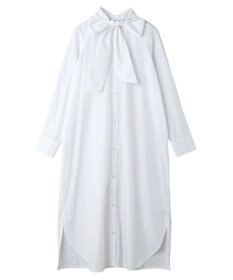 earth music&ecology ボウタイシャツワンピース