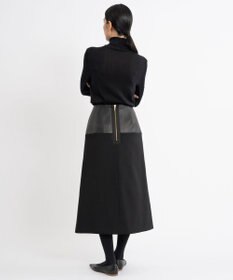 23区 【エステータ】レザードッキング スカート