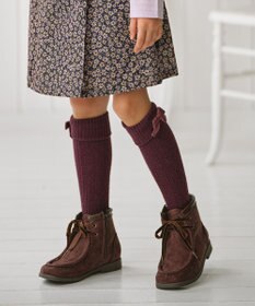 組曲 KIDS 【18-23㎝】スエード ショートブーツ