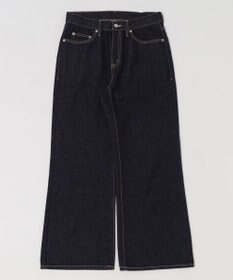 WEGO 【ユニセックス着用ITEM/ウエスト調整可】フレアデニムパンツ