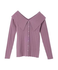 earth music&ecology ２ｗａｙビッグカラーニットプルオーバー