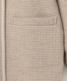 ANY SIS トリミングウールリバー コート